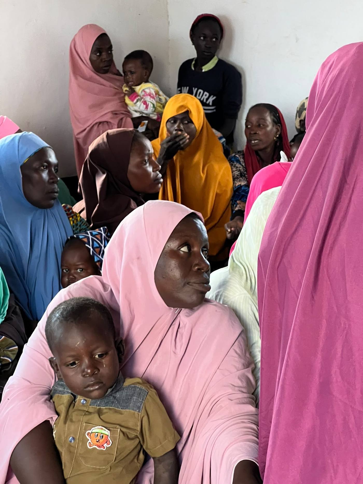 Women and children supported by Abigail's Foundation